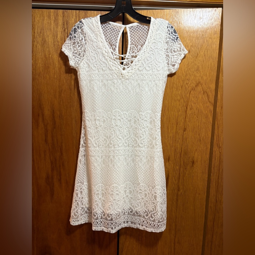 Hollister White Lace Dress